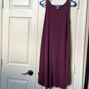 Tank top dress for layering